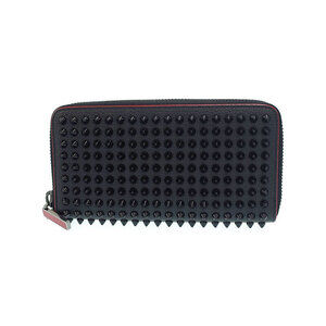 Christian Louboutin Panettone Studded Zip Around Long Wallet